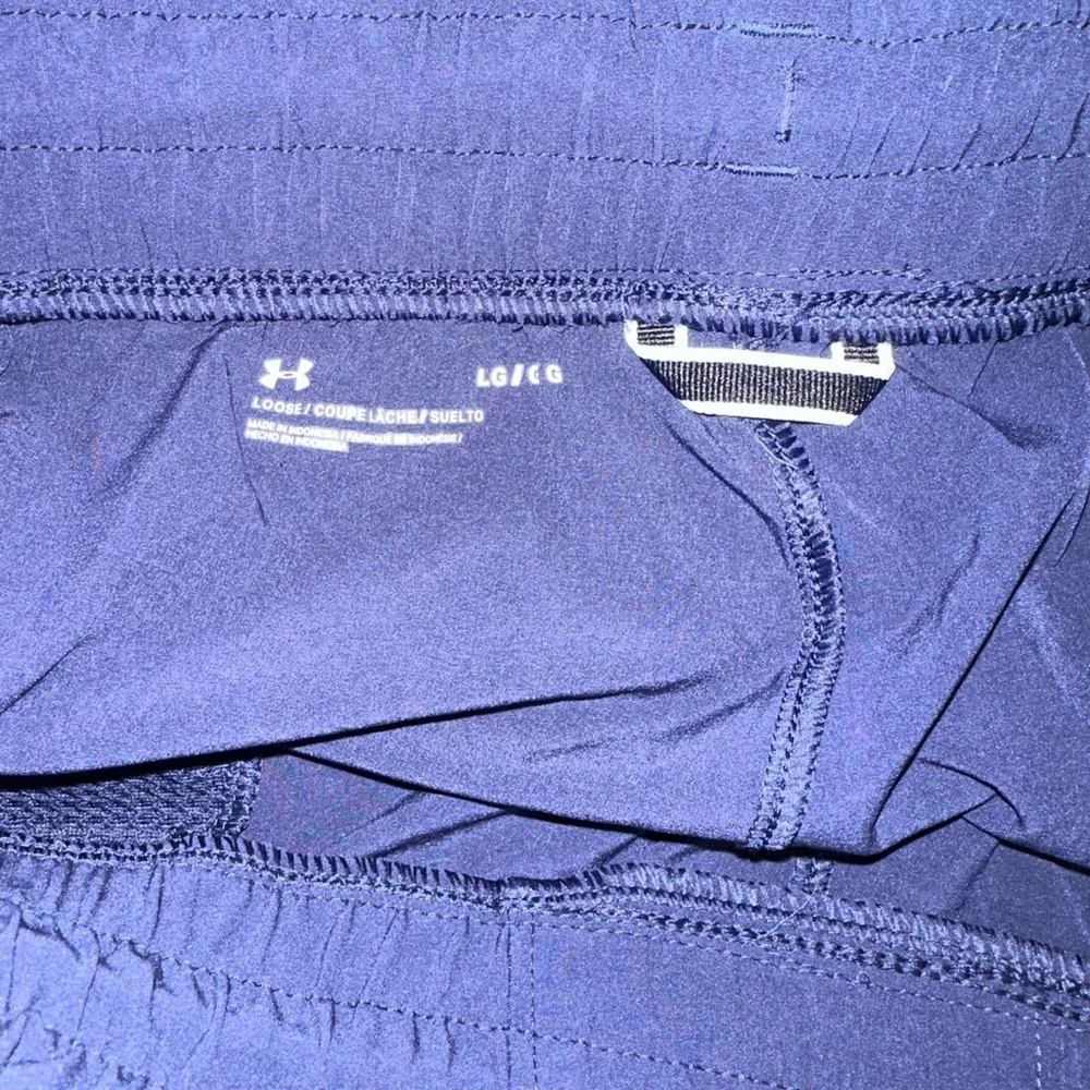 Women's Under Armour Jogger Pants Size L Navy Blue Auburn Lacrosse Club NWT NEW - Picture 7 of 14